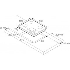 La Germania P650 1 D9 XT GN Εστία Αερίου Αυτόνομη 59x50cm La Germania P650 1 D9 XT GN Εστία Αερίου Αυτόνομη 59x50cm